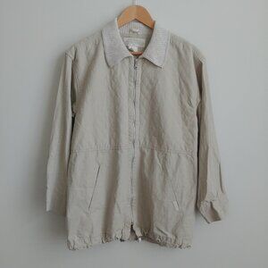 Blue Willi's made in Denmark linen cotton natural oatmeal classic chore coat